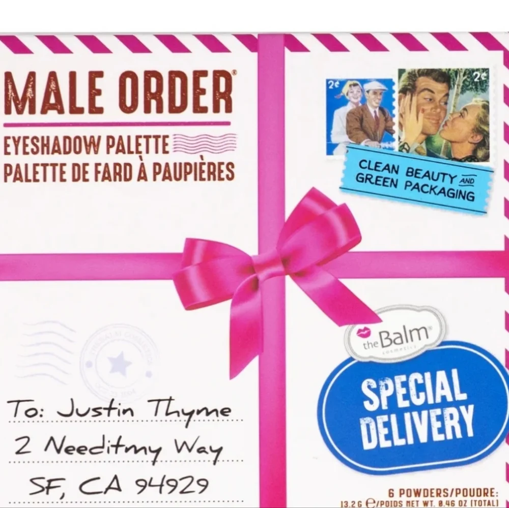 TheBalm‎ Special Delivery Male Order Eyeshadow Palette
